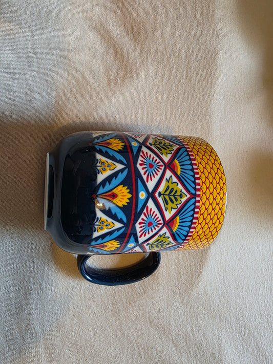 4 Tassen Henxfen Lead Kaffeebecher Bohemian Style