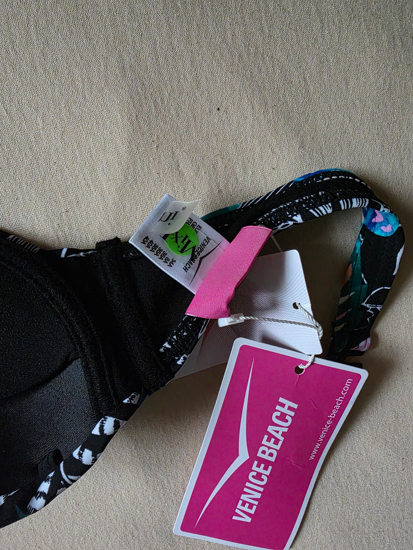 Venice Beach Damen Bikini Oberteil Mehrfarbig Größe 34 A