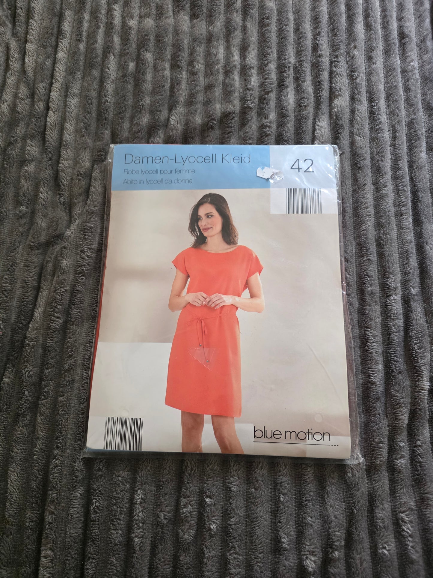 Damen Kleid, Rot, Größe 42, Kurzarm, Lyocell,elegant,OVP