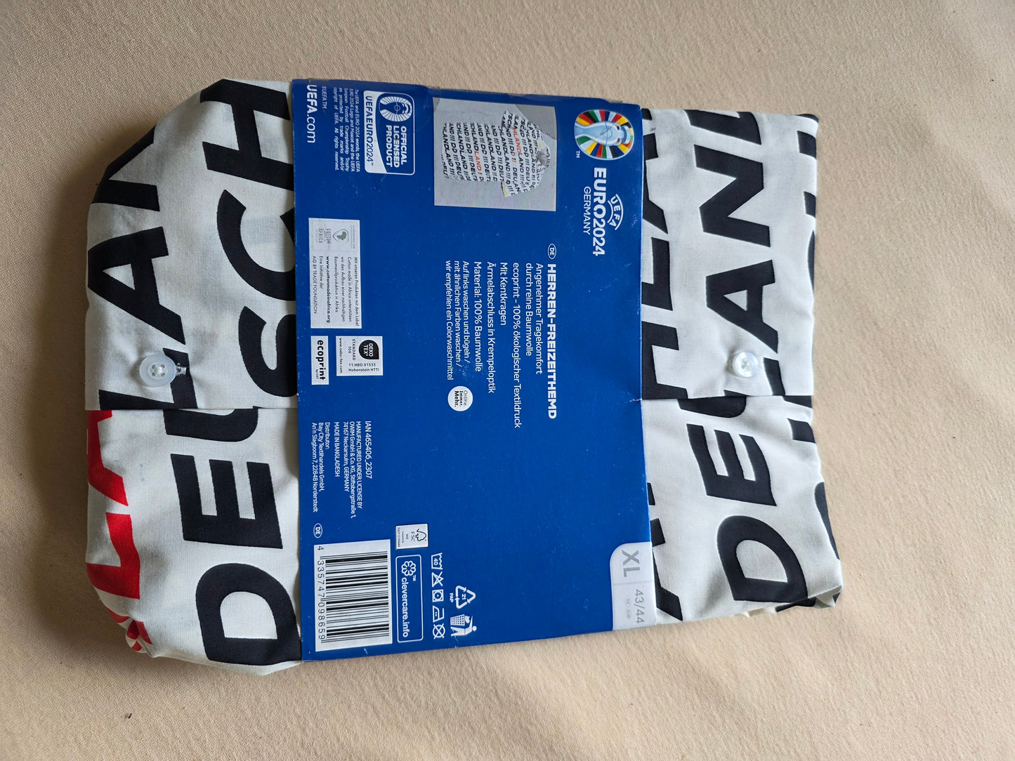 Herren Freizeithemd Deutschland OVP