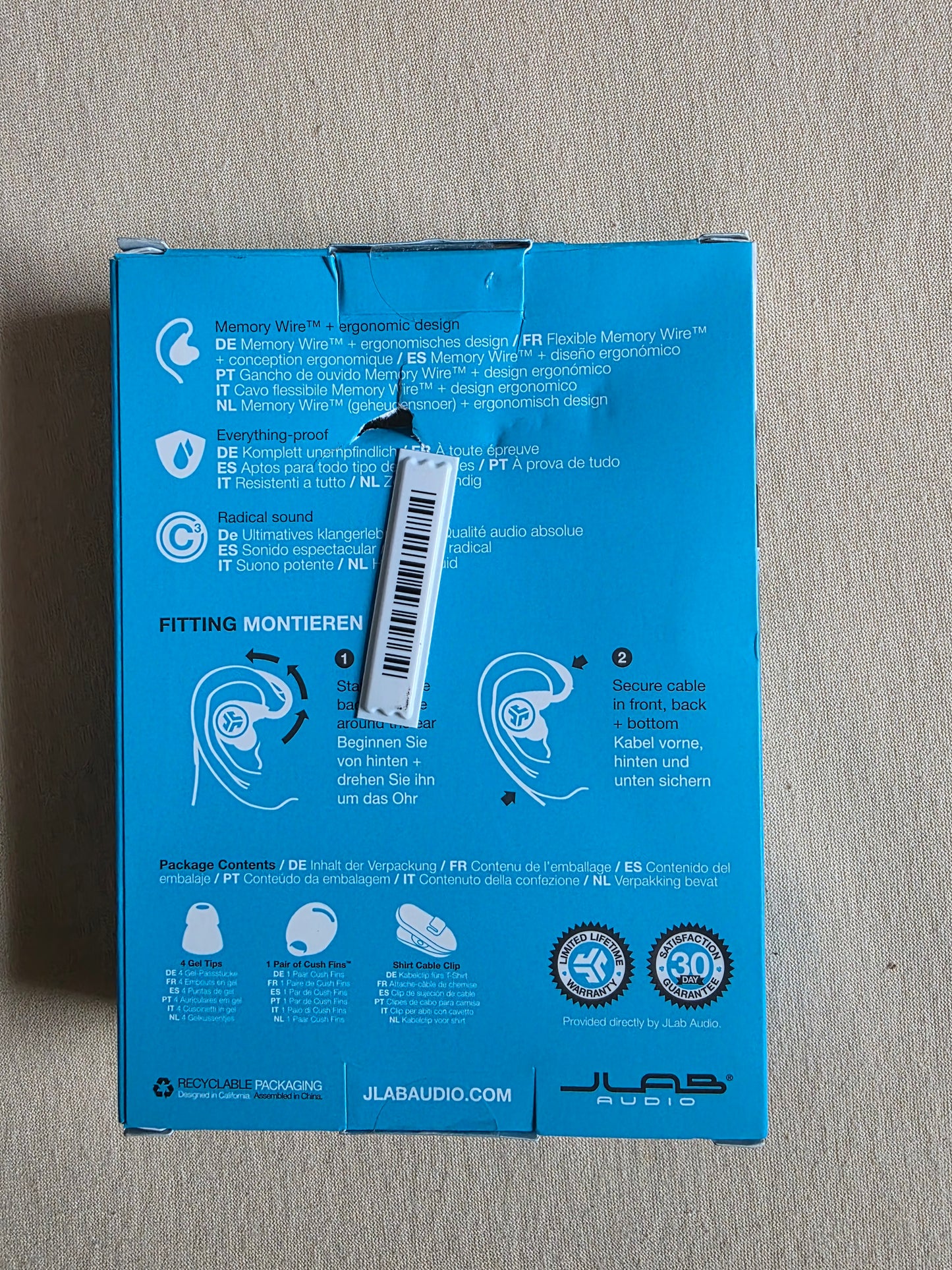 JLab Fit Sport 3 , In-Ear, Sport Kopfhörer, OVP