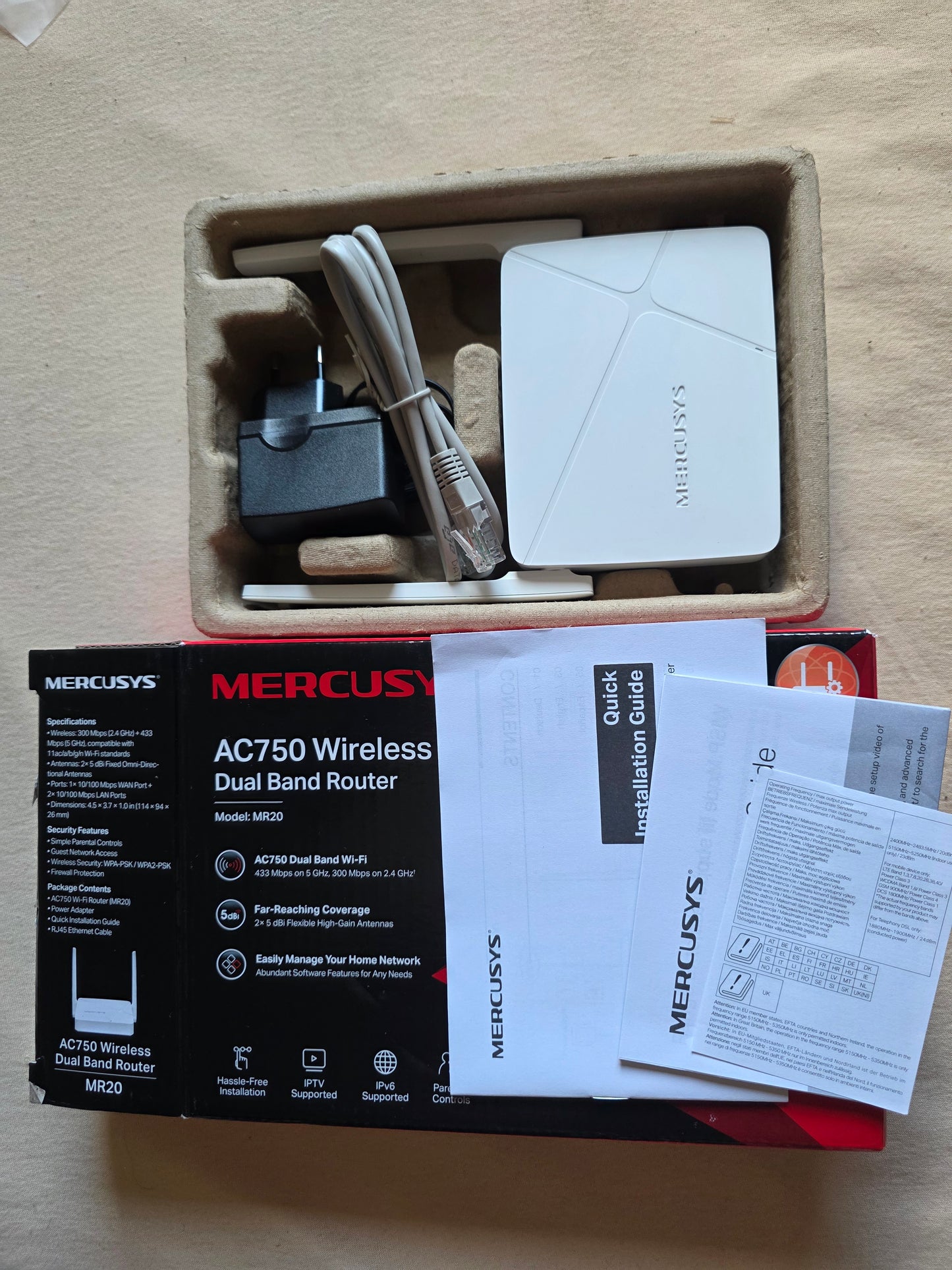 Mercusys AC750 Dual Band Router OVP