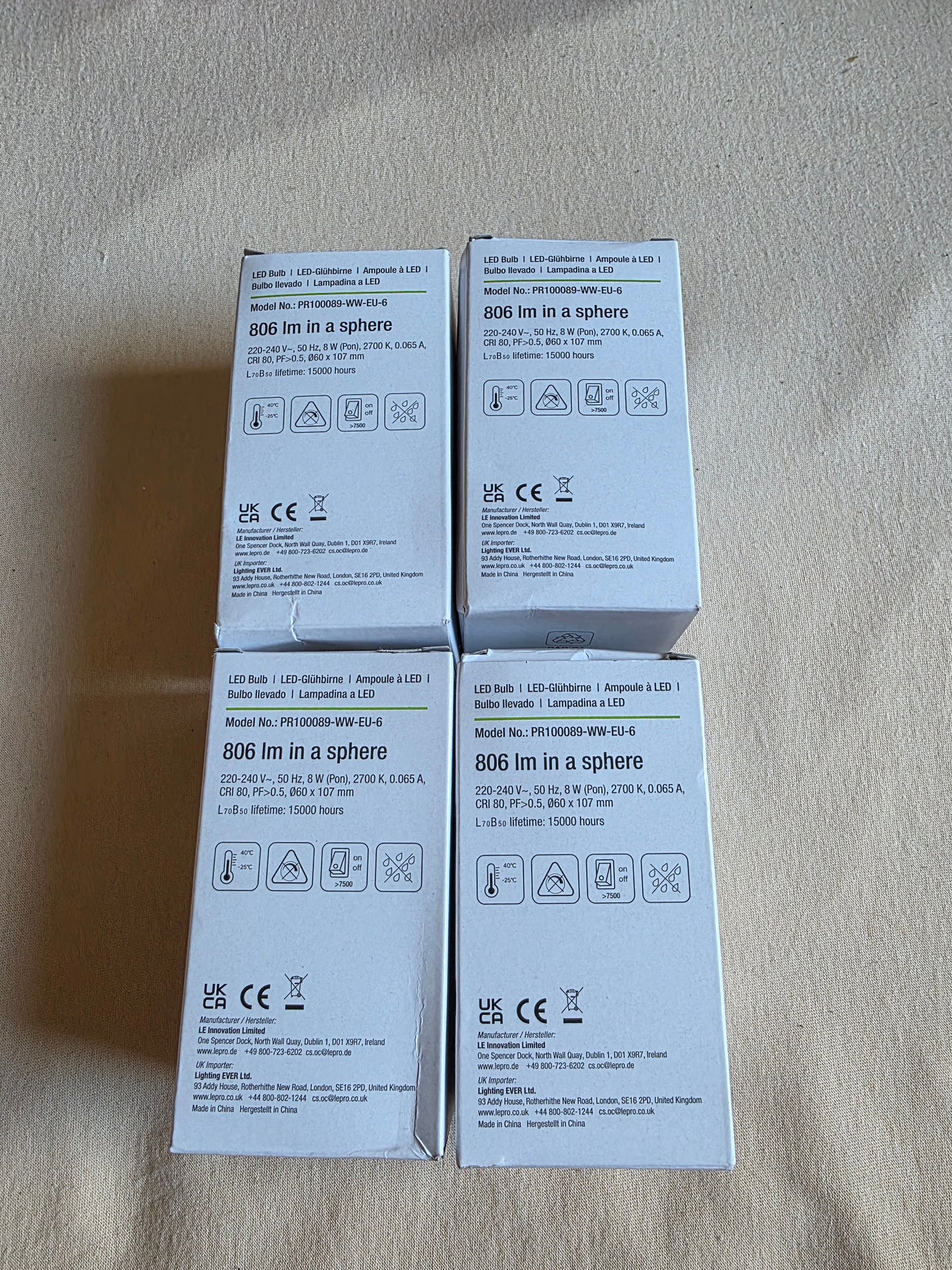 Lepro LED Glühbirne 4x