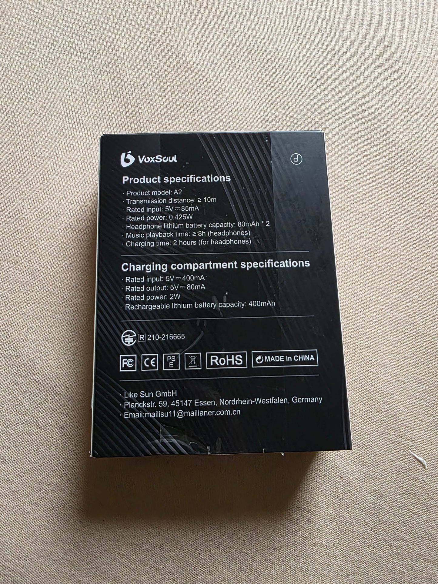 VoxSoul Open Ear Kopfhörer, Headphones, OVP