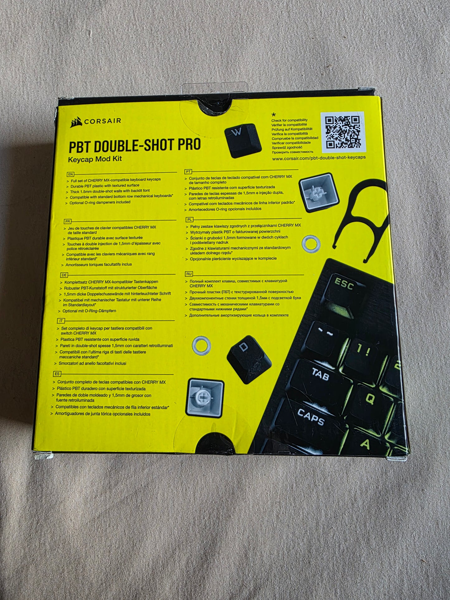 Tastenkappen für Tastatur Mintgrün Unvollständig