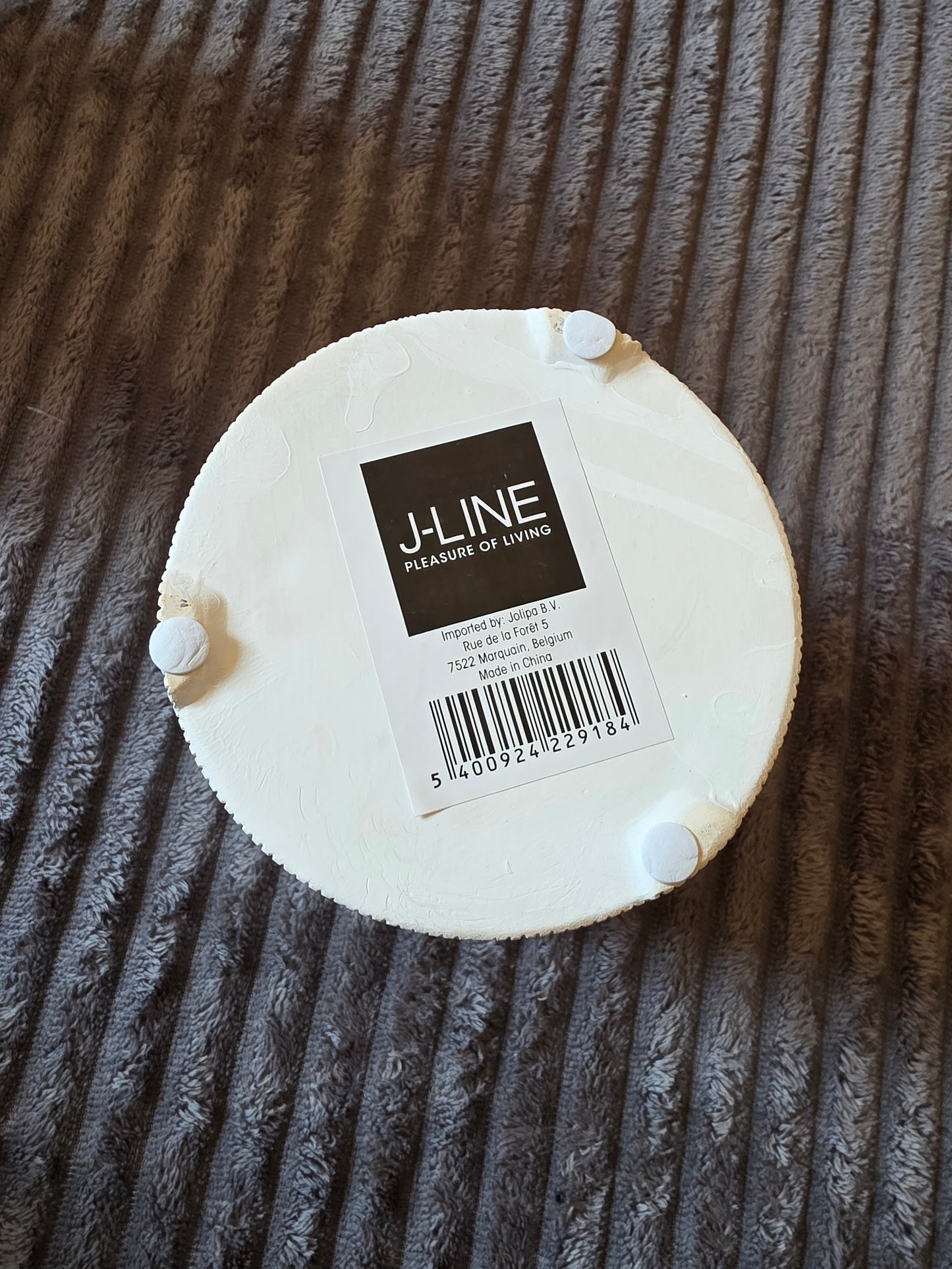 J-line Übertopf Rund, Weiß
