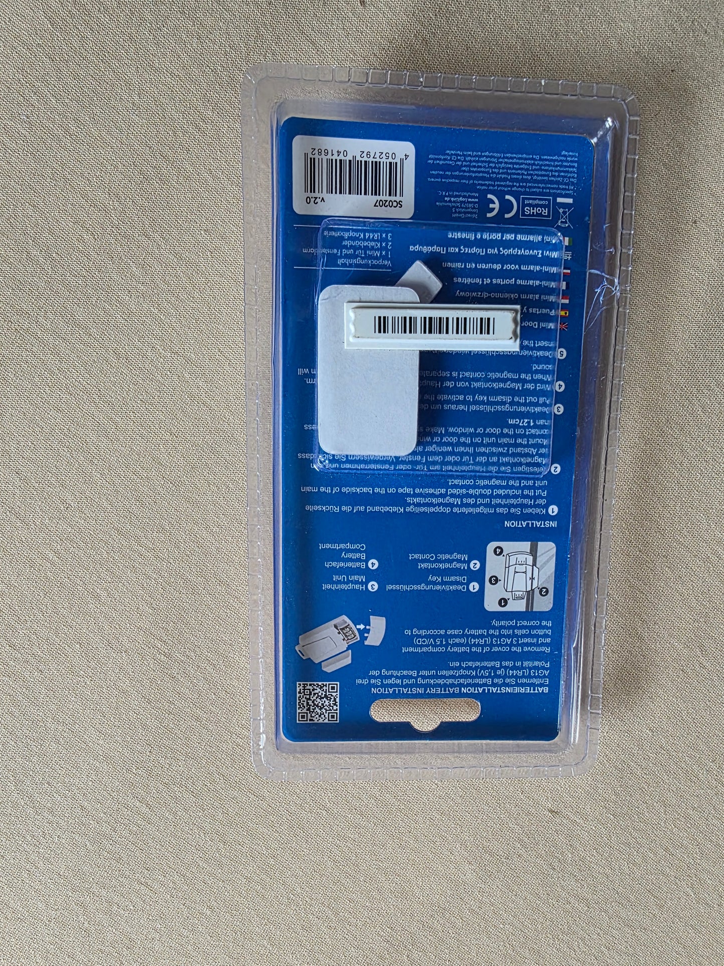 2x Logilink Mini Tür Und Fensteralarm OVP