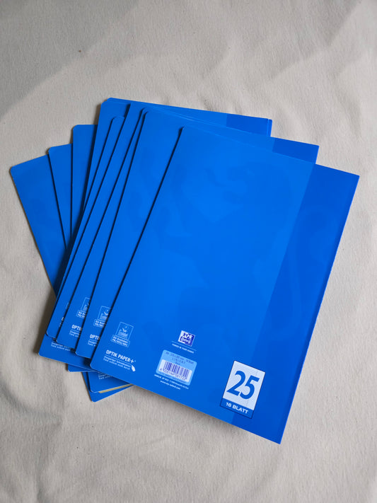 10x Oxford Schulheft Liniert