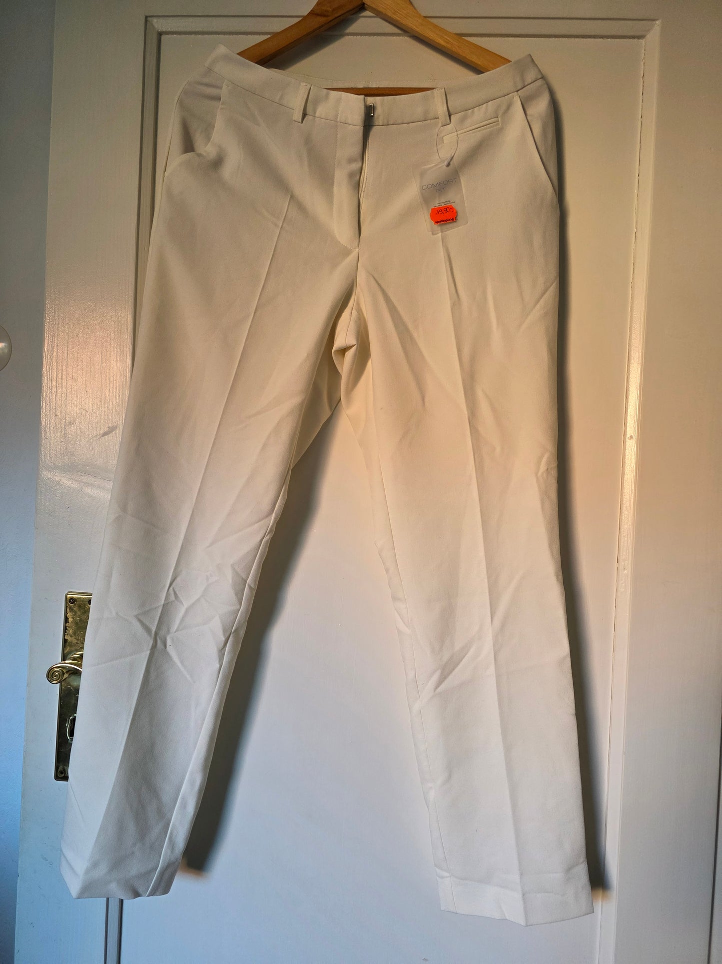 Heine weisse Hose Comfort Fit Damen Gr. 40 OVP