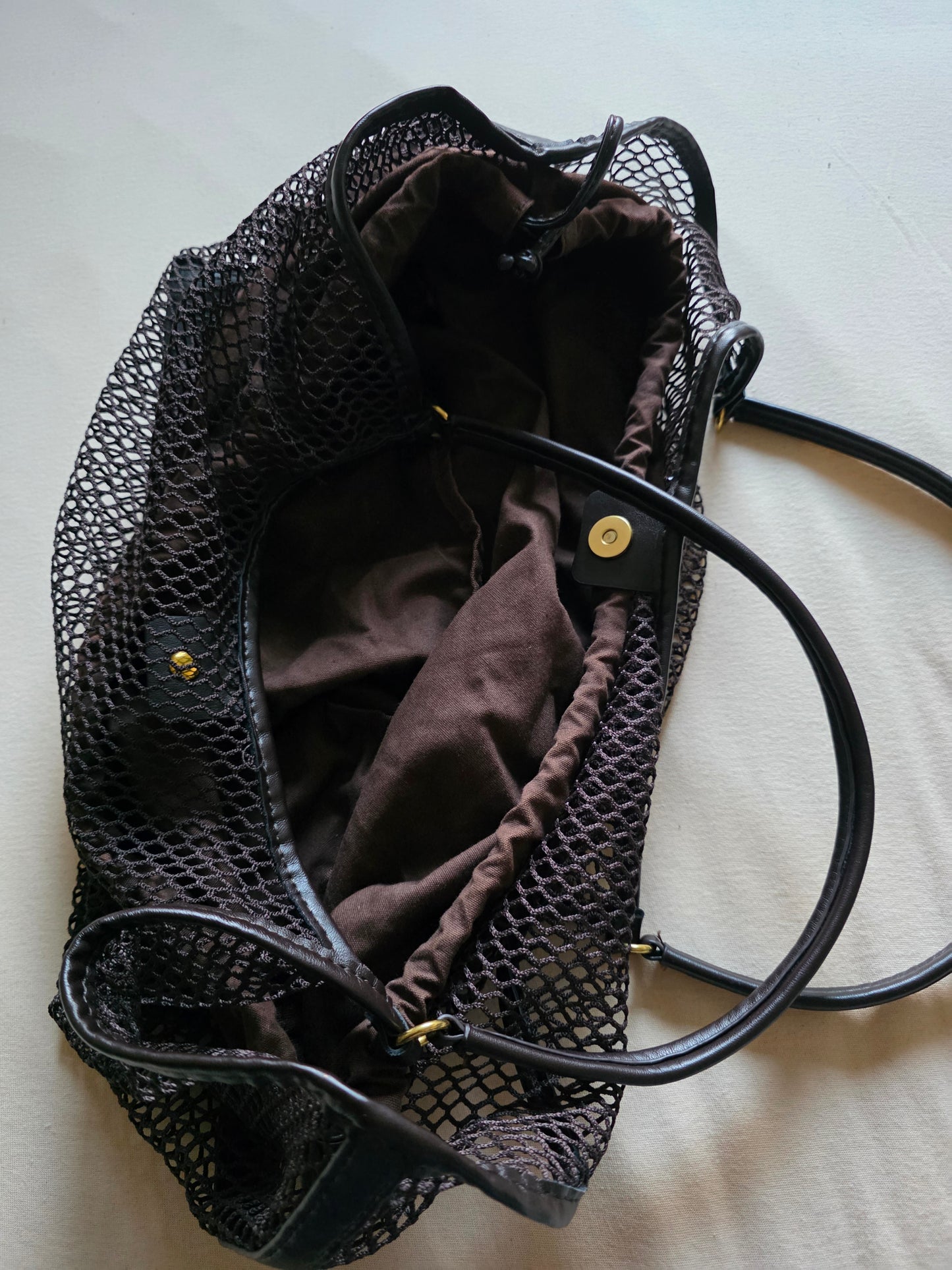 Netz Handtasche Tragbar Einkaufstasche Lunch-Tasche