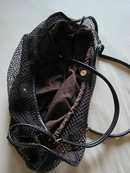 Netz Handtasche Tragbar Einkaufstasche Lunch-Tasche