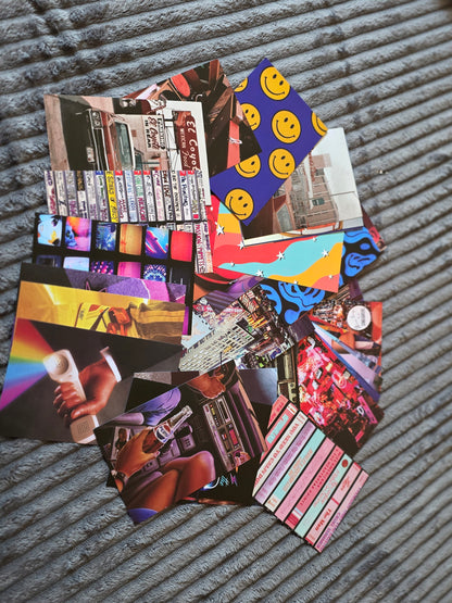 50 Stk Wandcollage Urlaub und Retro