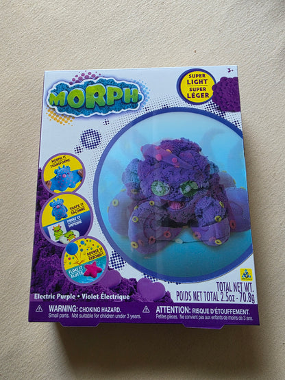 Morph Formteig,lila, leicht, Formbar Kinderspielzeug OVP