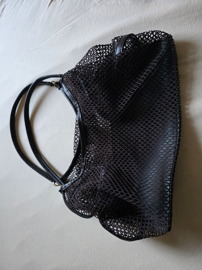 Netz Handtasche Tragbar Einkaufstasche Lunch-Tasche