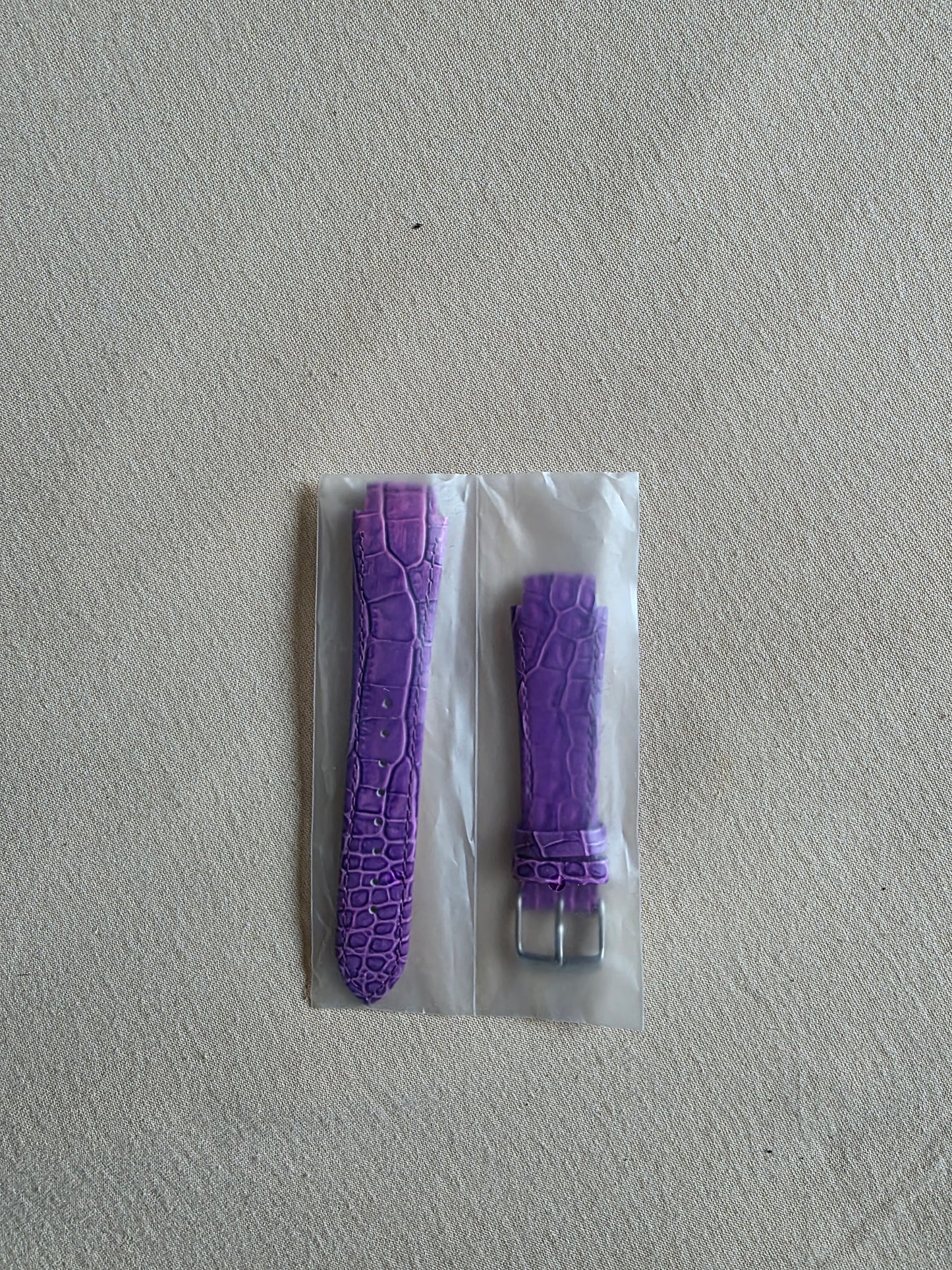 Burgmeister Uhrenarmband Lila OVP Leder