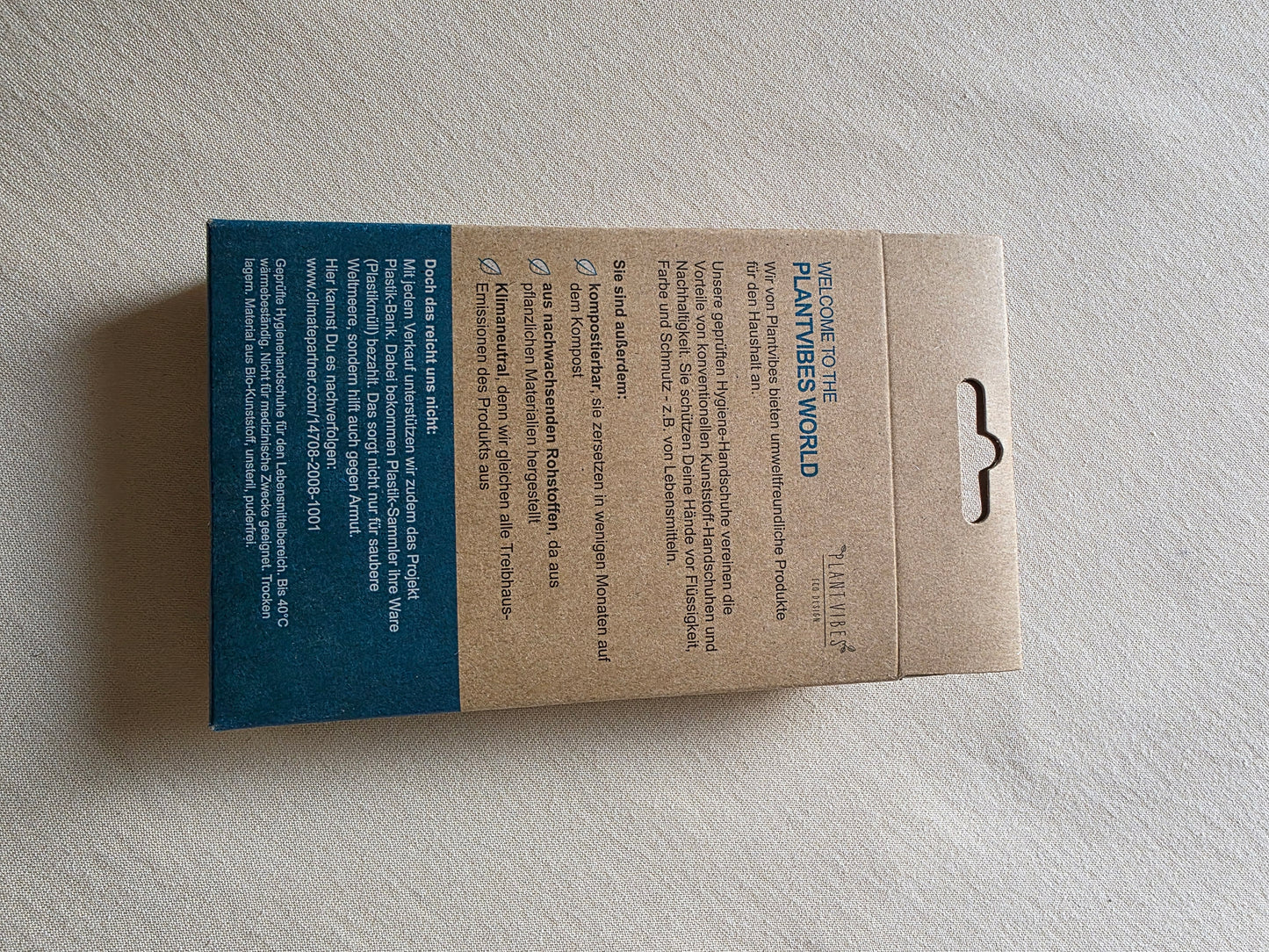 Einweg Handschuhe 50 Stück Plant Vibes Größe M