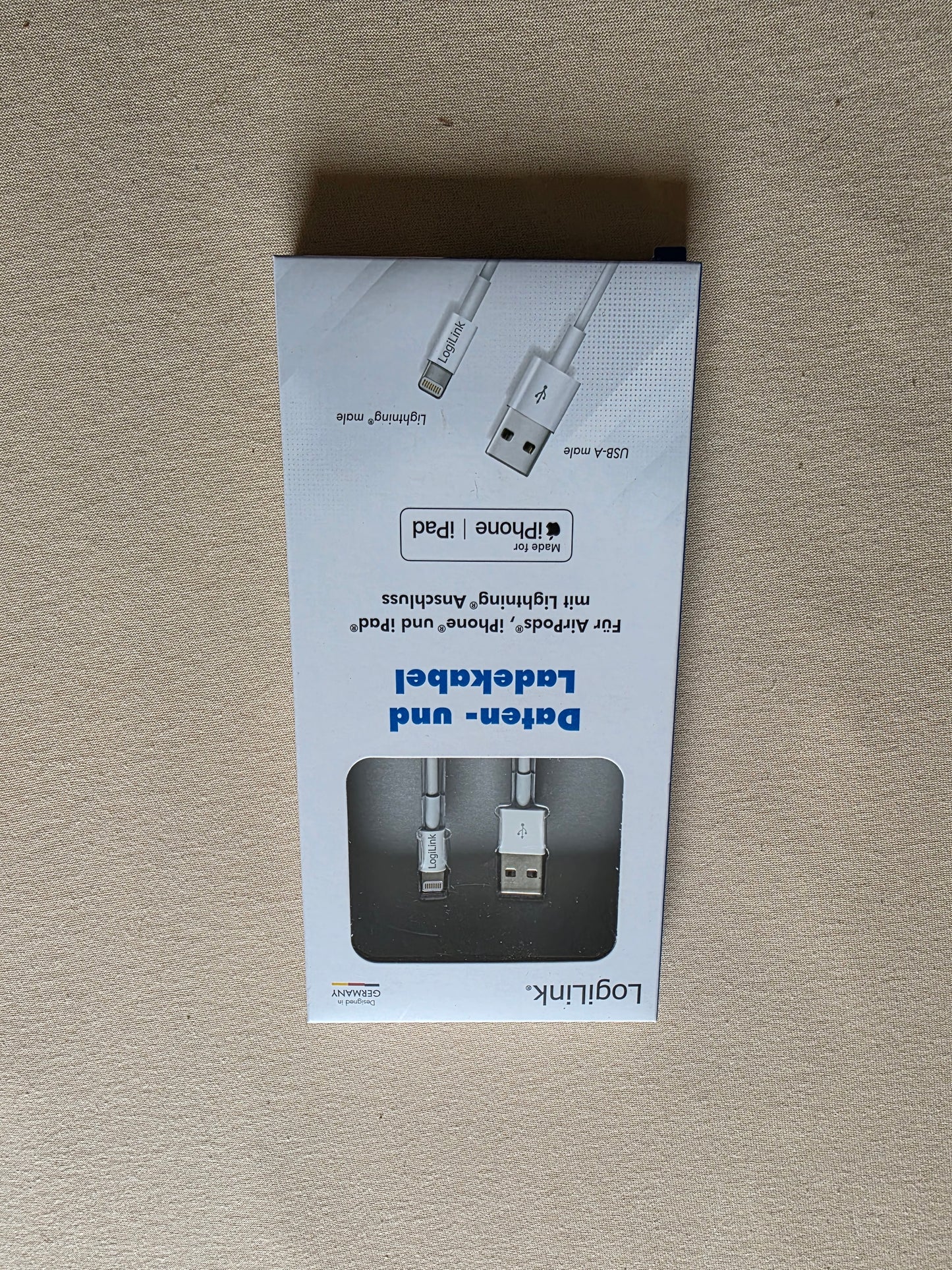 Daten und Ladekabel Logilink für Iphone und IPad OVP