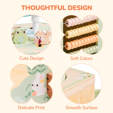 Robud Motorikwürfel 7 In 1 Aus Holz Für Kleinkinder