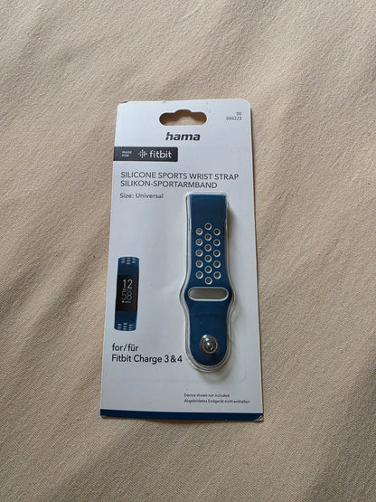 HAMA Sport, Ersatzarmband, Blau/Grau