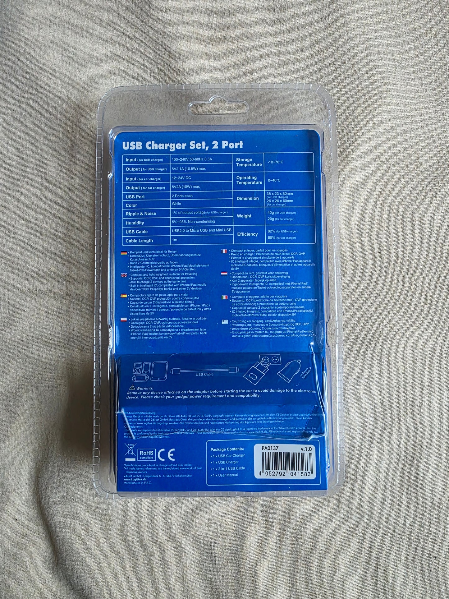 USB Charger Set