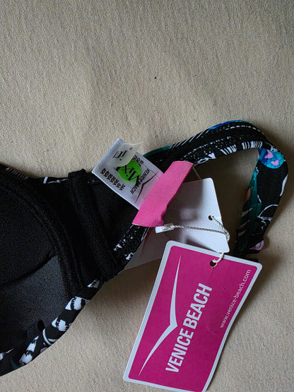 Venice Beach Damen Bikini Oberteil Mehrfarbig Größe 34 A