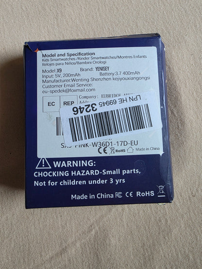 Yenisey Smartwatch Kids OVP