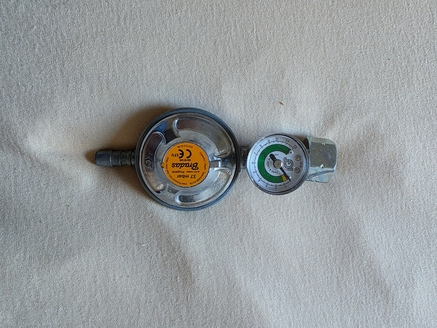 Gas Ventil Mit Baranzeige