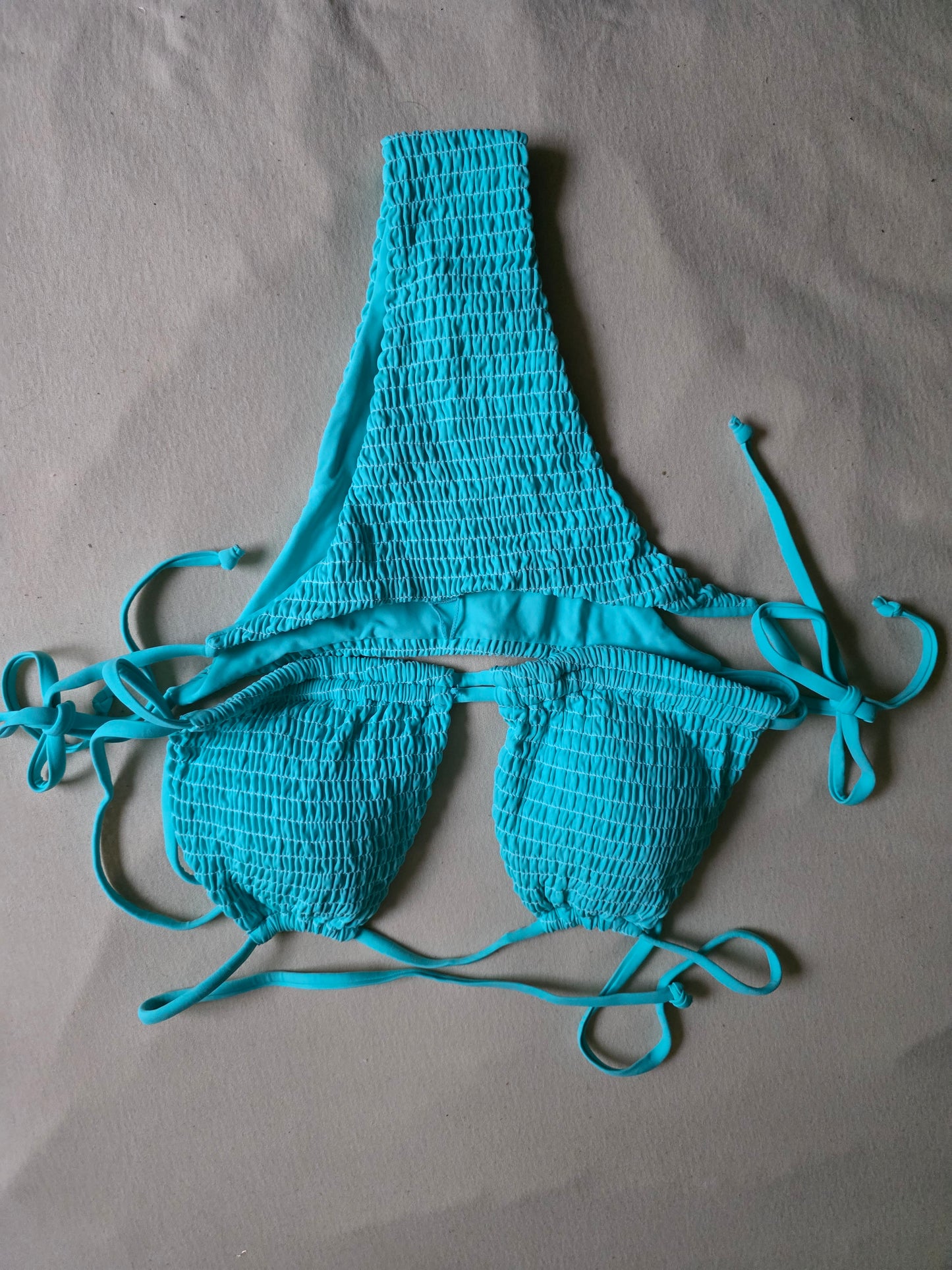 Zaful Bikini Gr.40 L blau