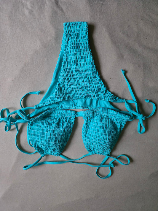 Zaful Bikini Gr.40 L blau