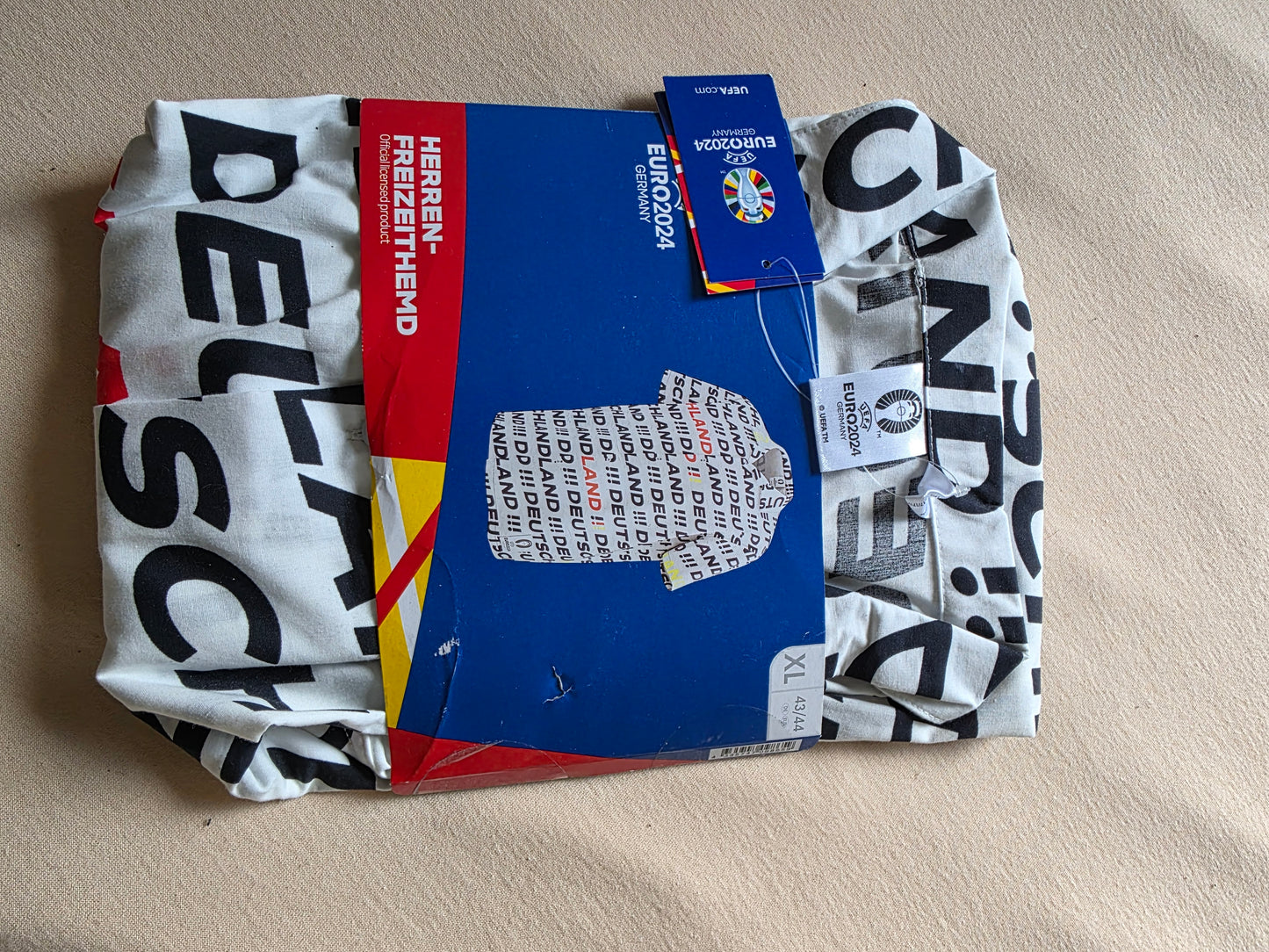 Herren Freizeithemd Deutschland OVP