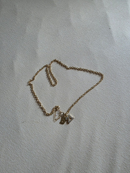 2 Halsketten Vergoldet Und Silber