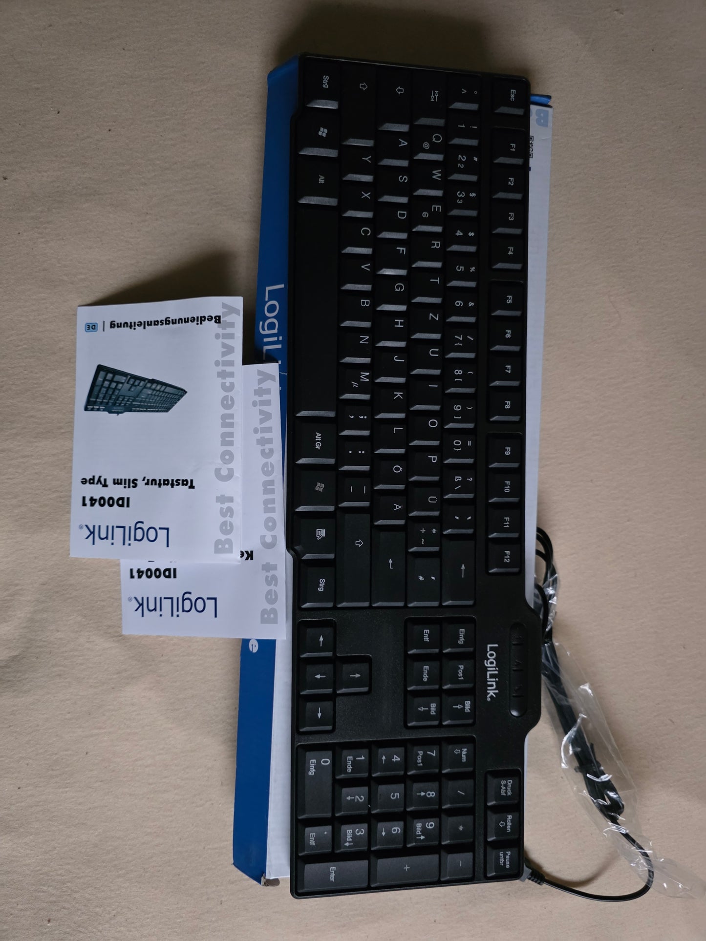 LogiLink Tastatur Schwarz OVP