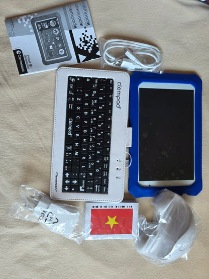 Clempad X Plus Tablet mit Tastatur und Länderkarten