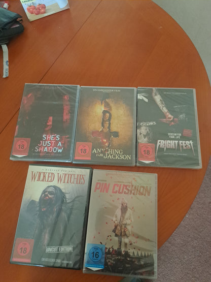 5 DVD OVP HORROR und THRILLER