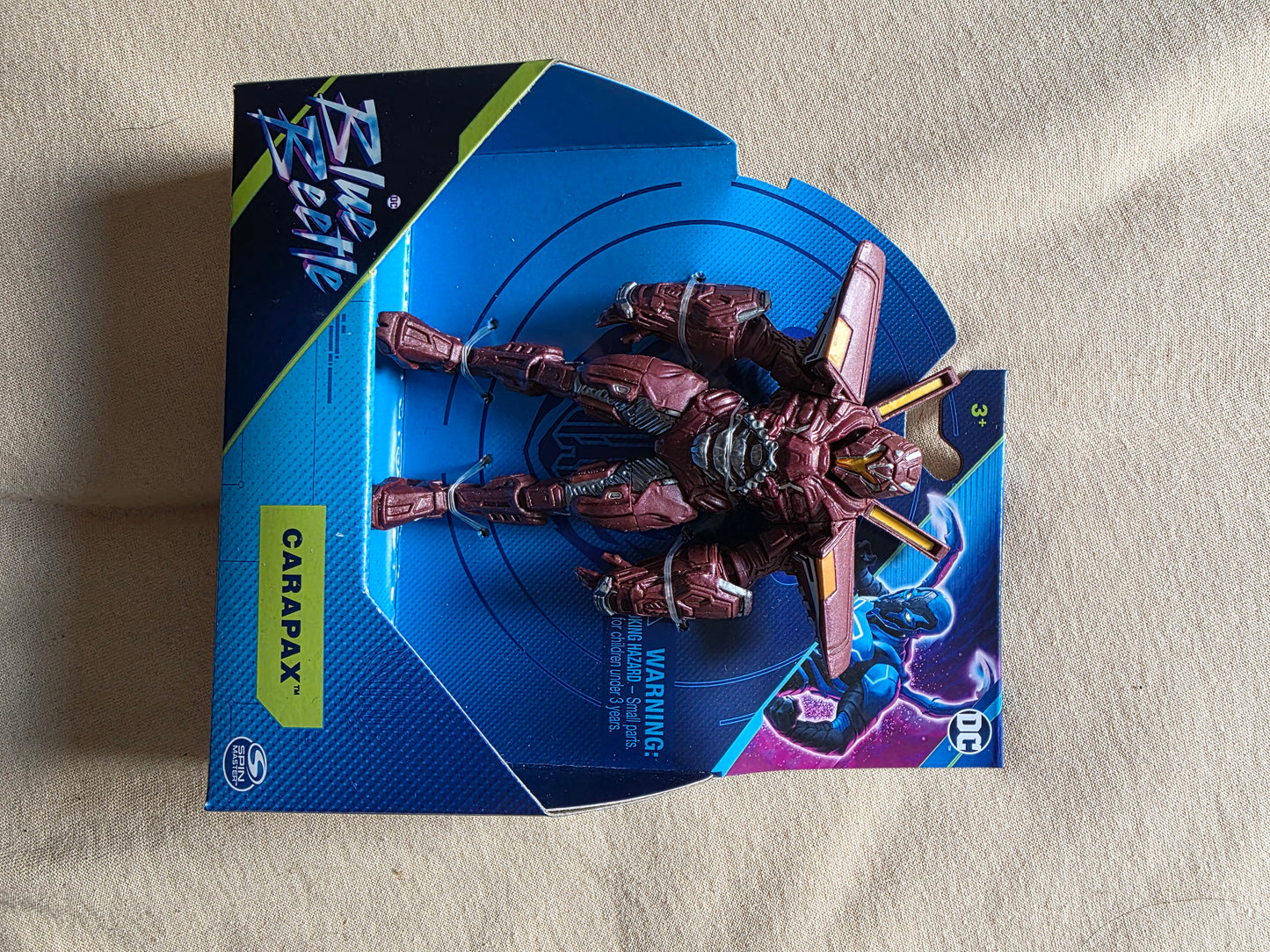 Spin Master DC Blue Beetle Carapax figur 10cm OVP