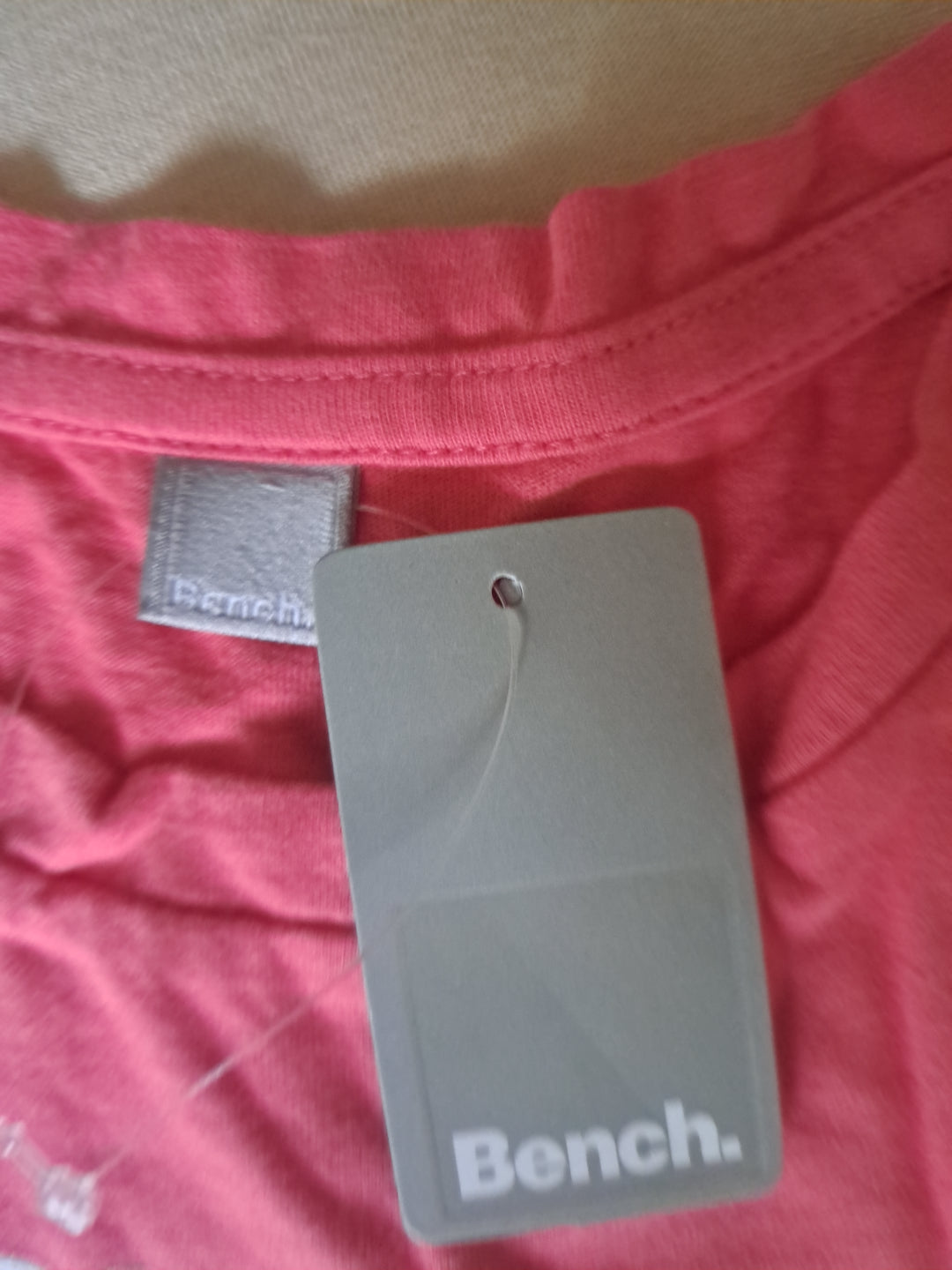 Bench T-Shirt Mädchen Größe 128-134 Rosa Kurzarm Unbenutzt, Alter 8-9