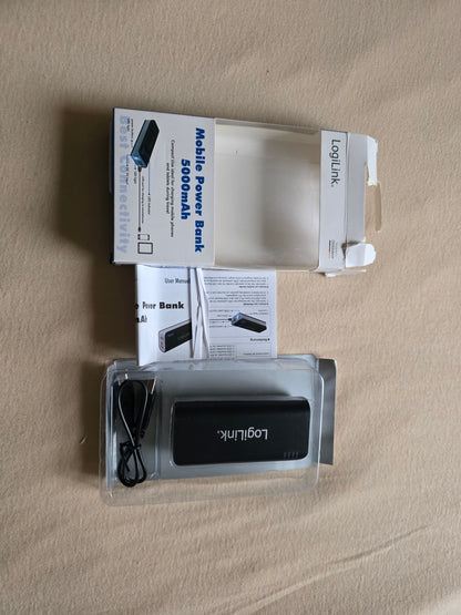 Mobile Powerbank 5000 mAh Schwarz Logilink