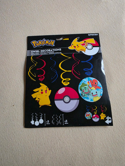 Pokemon Set 1 Kartenpack und Deko Wirbel