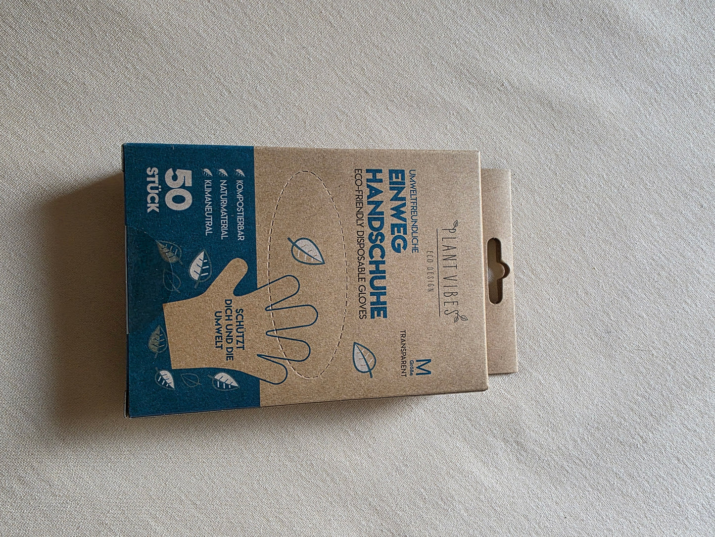 Einweg Handschuhe 50 Stück Plant Vibes Größe M