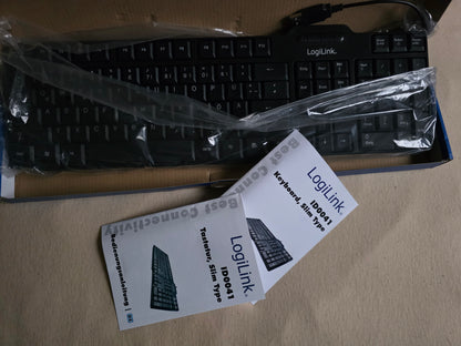 LogiLink Tastatur Schwarz OVP