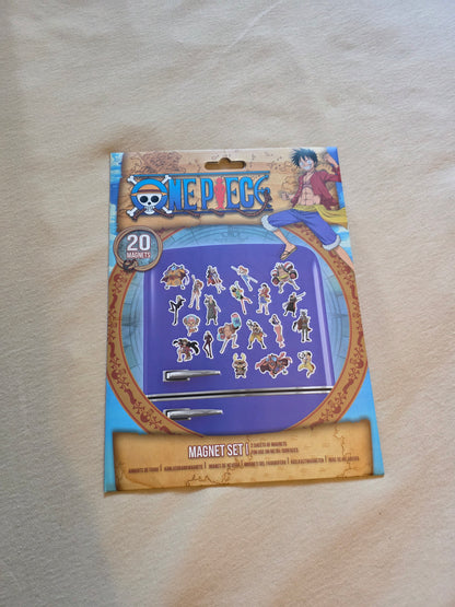 One Piece Magnet Set für Kühlschrank, 20 Stück - OVP