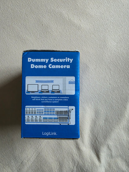 LogiLink SC0202, Überwachungskamera-Attrappe, Schwarz, OVP