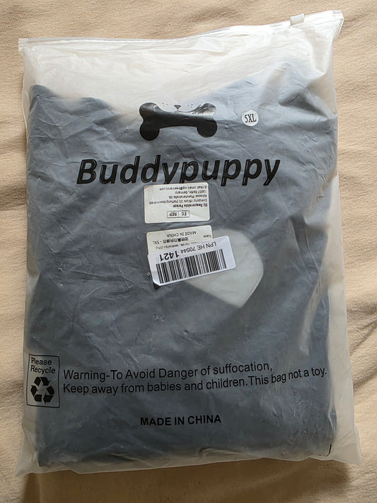 Buddypuppy Hundemantel Regenmantel Wasserdicht, Fleece Reflexstreifen 5 XL