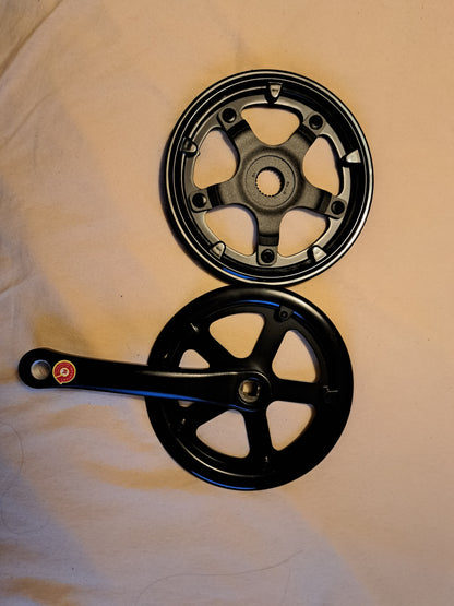 Fahrrad Kurbelgarnitur und Kettenblatt Neu Kurbelarm