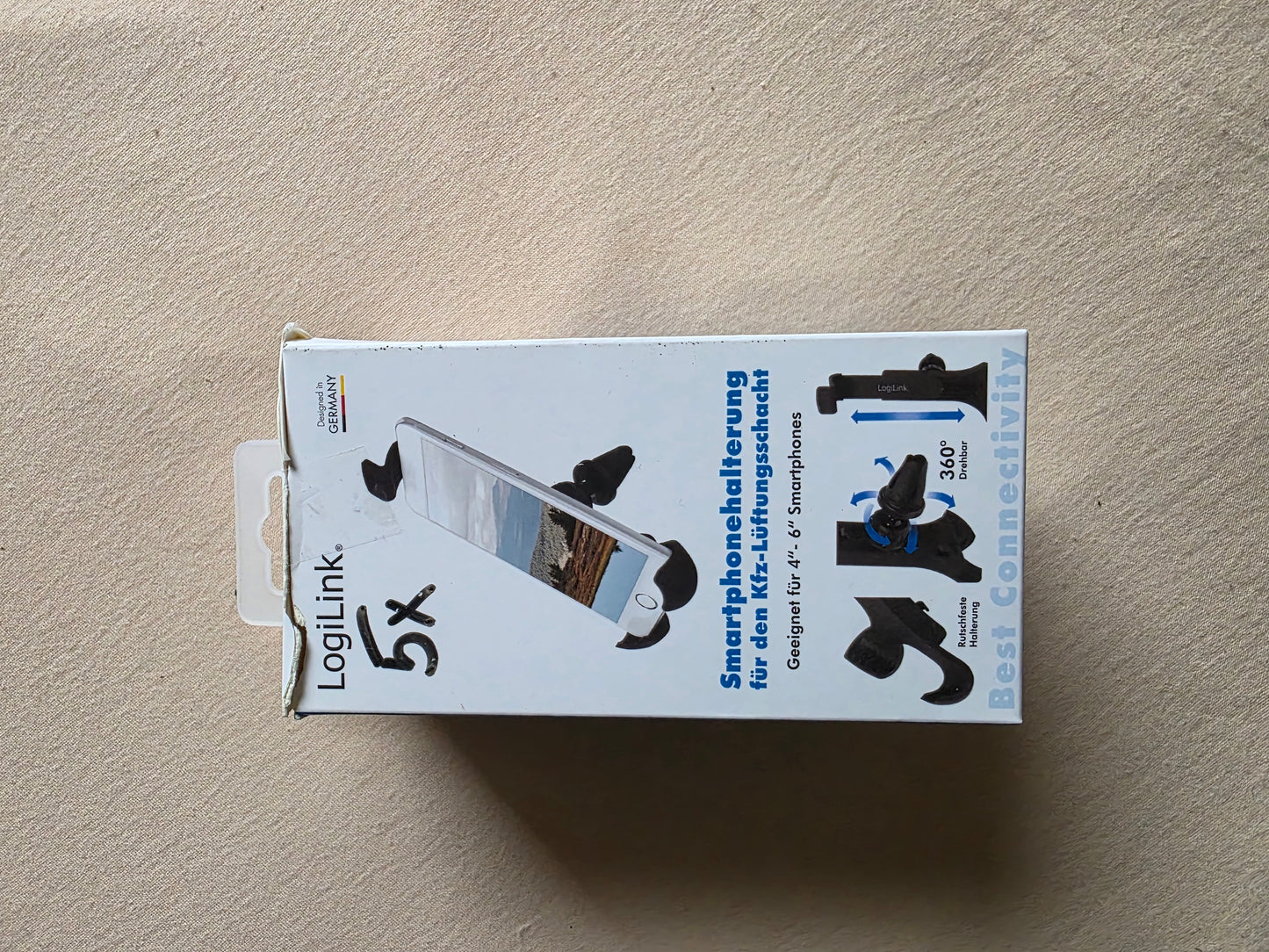 Smartphonehalterung für den Kfz Lüftungsschacht OVP für 4" - 6 " Smartphones