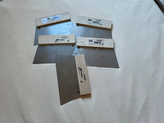 5 Aufstrichspachtel Leichte Gebrauchsspuren