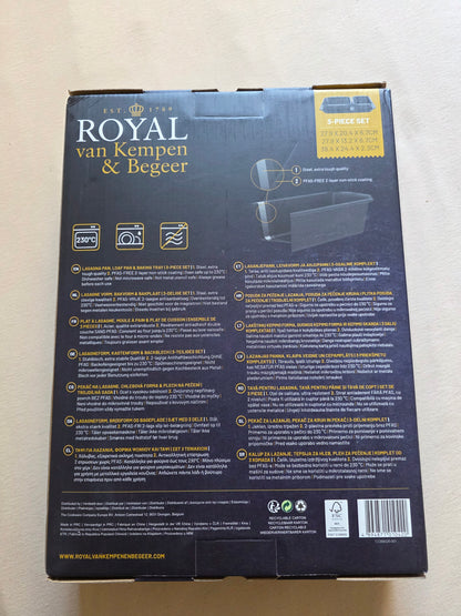 Auflaufform 3er Set Royal Van Kempen & Begeer Set Mit 3 Auflaufformen