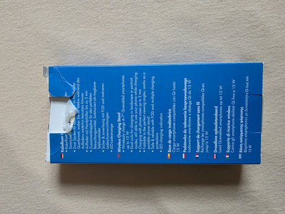 Smartphoneständer mit Ladefunktion mit 2 Spulen, für 4–7" große Qi-fähige Geräte