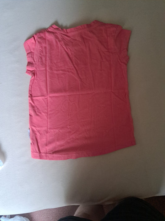 Bench T-Shirt Mädchen Größe 128-134 Rosa Kurzarm Unbenutzt, Alter 8-9