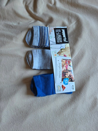 Pepperts Jungen Socken Gr. 27 - 30 3 Paar OVP